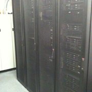 At one point this along with a second server room hosted over 200 physical servers.  We reduced that, a LOT.  Yay for virtual machines.