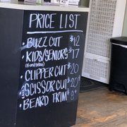 Prices list