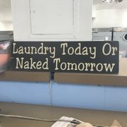 They ain't playing around this Laundry Mat