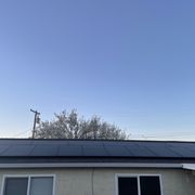 Solar on one side of our roof.