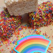 Our Pride Crispy treats! Made with Fair-Trade organic chocolate and certified Gluten Free ingredients.