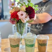 iced lattes and iced matcha