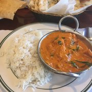 Chicken Tikka Masala with Garlic Naan