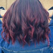 Blue Mystique and Crimson Red Balayage