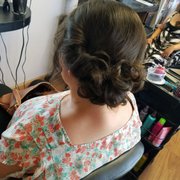 Bridal updo