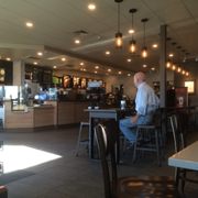 View of workspace & barista bar