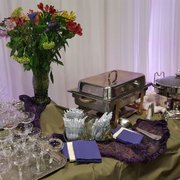 Mashed potato-champagne bar!