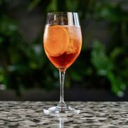 a glass of roselle