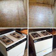 Laundry room and kitchen stovetop!
