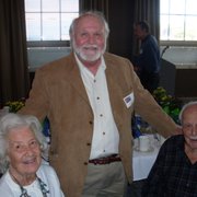 Mr. Wm. & Dorothy Adam, Rick Winslow at Birthday Ceremony!