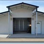 36x40 Barn with covered area in front.