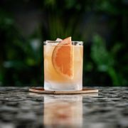 a glass of orange juice