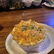 Mac and cheese with jalapenos