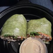 Compare sauce size to wraps. Very time for $16.00