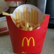 I ordered a size medium fries and paid extra and this is what they gave me!
