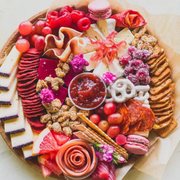 a platter of food