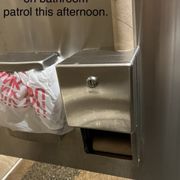They def need to check on the bathroom more often though...