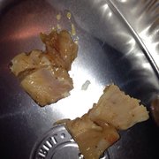 Raw chicken! Be carful when dining here!!!