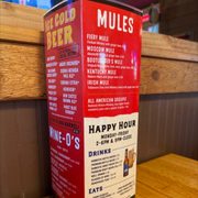 Mules and beer