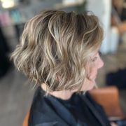 Amanda is so gifted with both cut AND color. She has created the cutest hairstyle! She's also very quick with color.