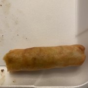 Egg roll not a keeper.