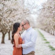 Engagement in the Almond Blossoms