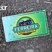LRT Graphics did these cool custom offset printing business cards for local Chico company