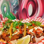 Vegan carne asada tacos