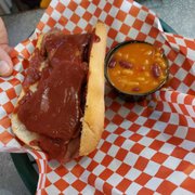 Tri tip sandwich