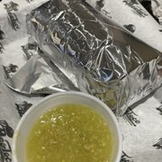 Pollo Asado Regular Burrito (Side of Chile Verde Salsa)