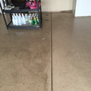 Before and After of floor cleaning
