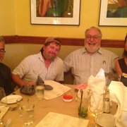 Richards brothers reunite L to R Steve Richards, Tommy Richards, Michael Richards & friend in CA