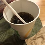 The Lrg soda I ordered was given to me like this...