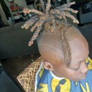 Cut and style done @chicobraidqueen ( everyone's dread process isn't the same keep in mind)