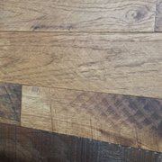 Reclaimed barn wood look hardwoods