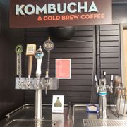 kombucha and cold brew coffee