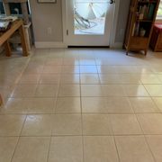 Cleaned and sealed Tile/grout.