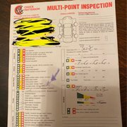 Chuck Patterson Multi-Point Inspection back page.