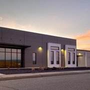 the exterior of a commercial building