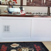 the counter