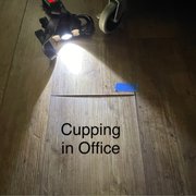 Cupping at seams in office