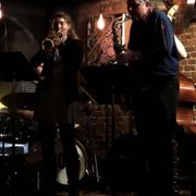 Playing a jazz gig at Naked Lounge Café in Chico, CA