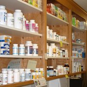 Our fully stocked pharmacy.