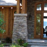the front entrance of a home