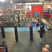 Kickboxing, free weights, machines and cardio! 4 gyms in one!