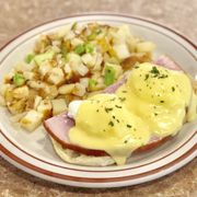 Eggs Benedict available every weekend! Come see us!