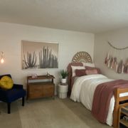 Single dorm room