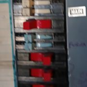 There's an electrical panel always faulty old missing connection sparking had to replace some fuses
