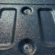 Attention to detail! They removed every single removable part before applying the coating.
