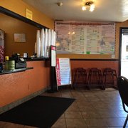 Menu and front counter